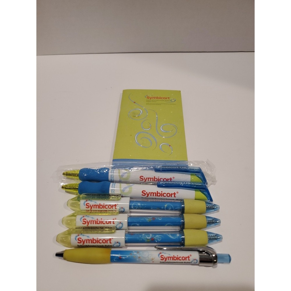 Symbicort Promitional Pen Let w/ Notepad | Pharaceutical Drug Rep Advertising